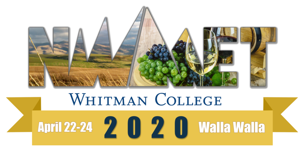NWMET Whitman College April 22-24, 2020, Walla Walla logo image